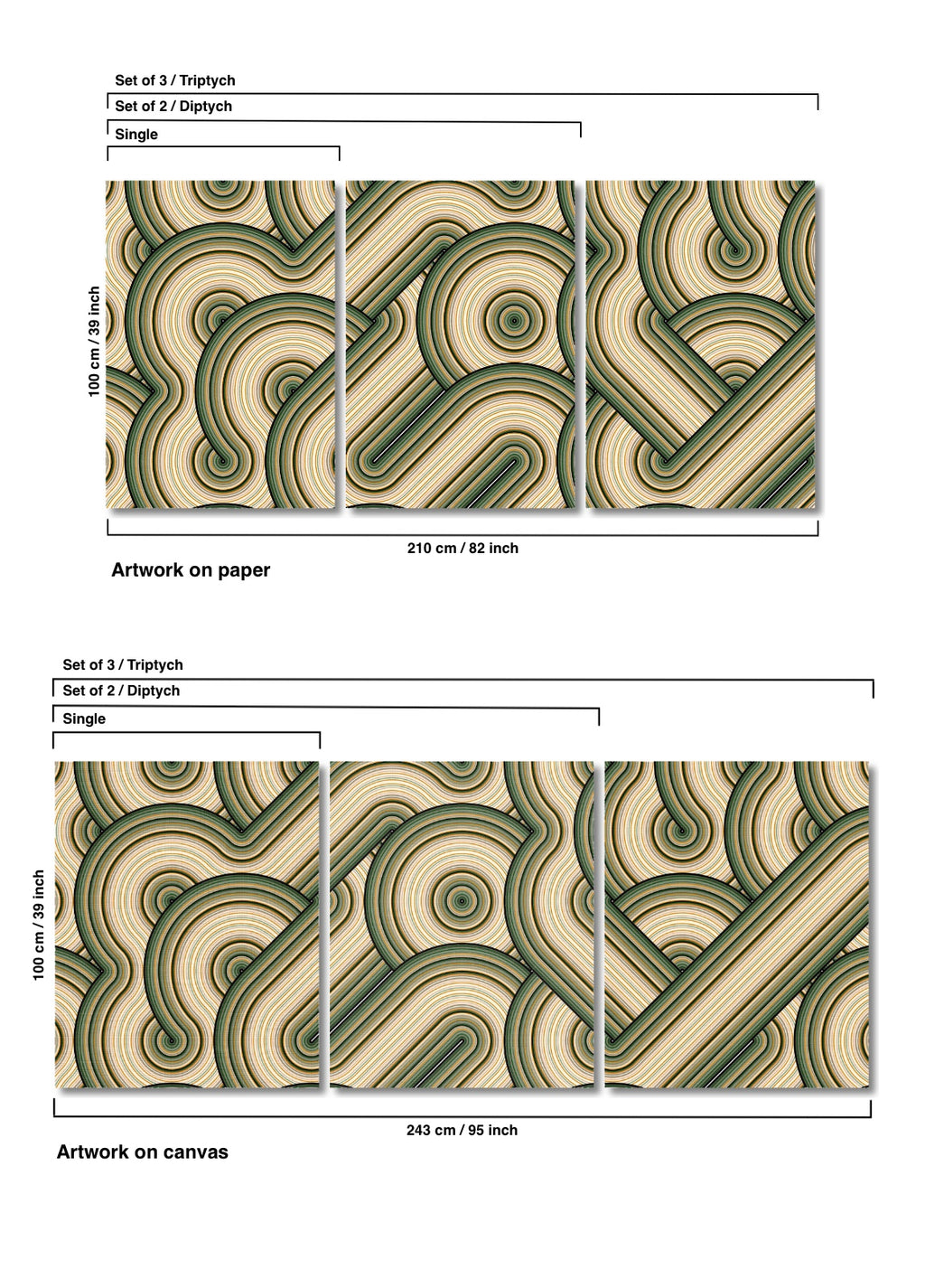Forest Sanctuary (Triptych)