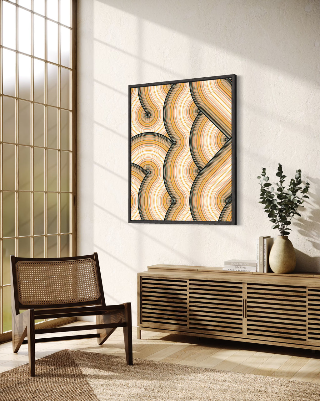 Warm Earthy Minimalism (Left)