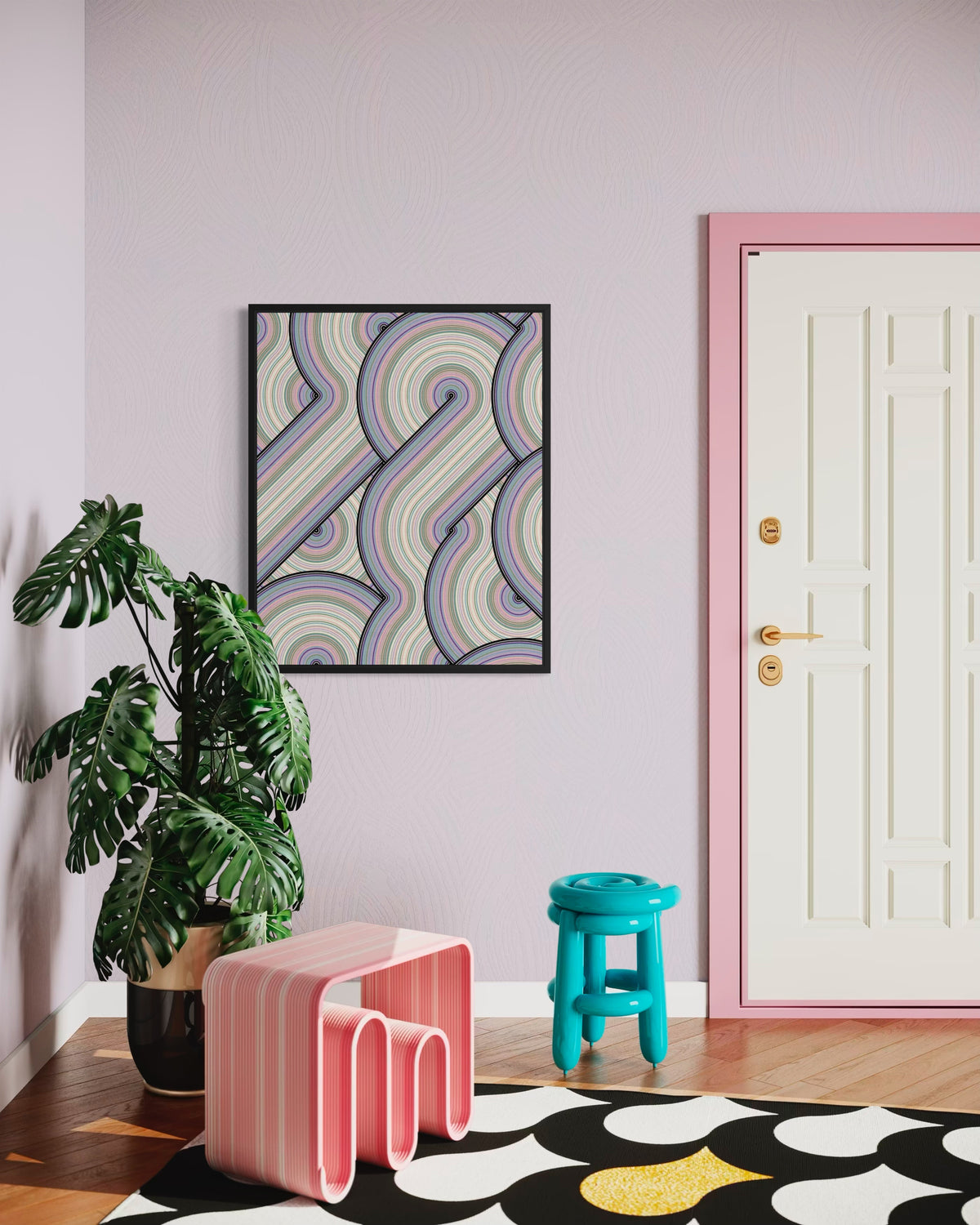 Dusty Pastel Revival (Centre)