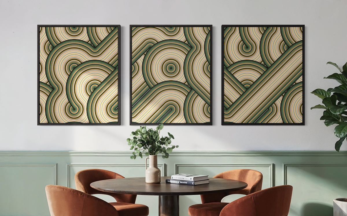 Forest Sanctuary (Triptych)