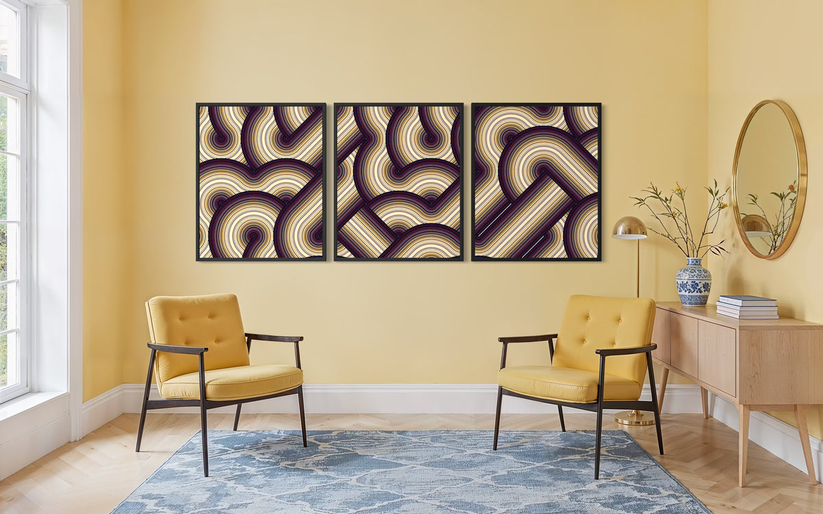 Moody European Luxury (Triptych)