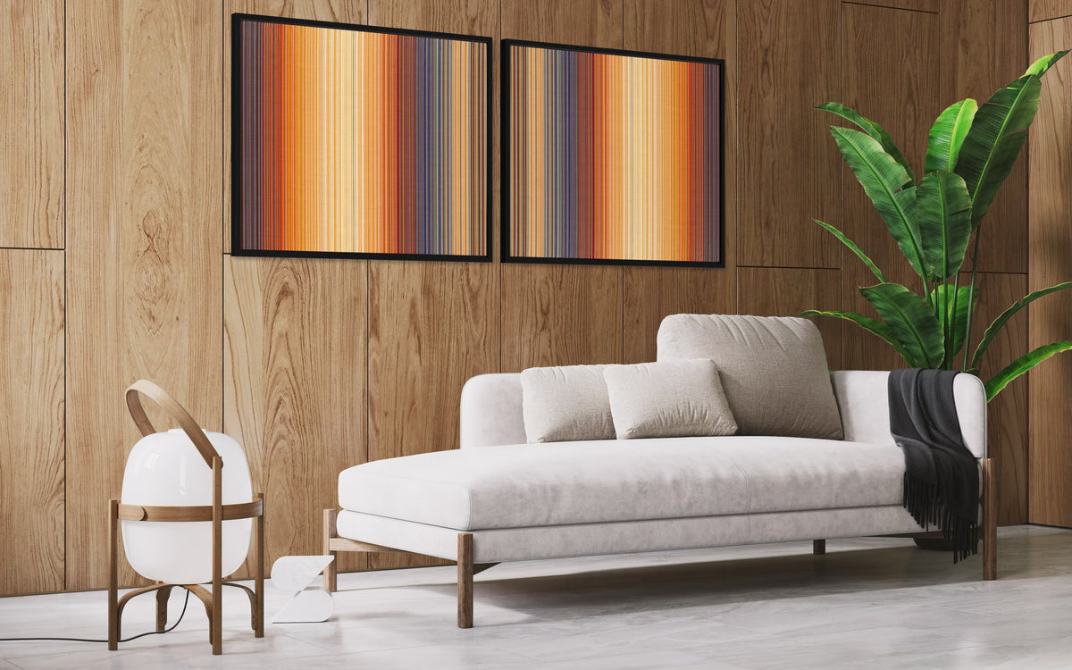 The Quarry Remembers the Sun (Diptych)
