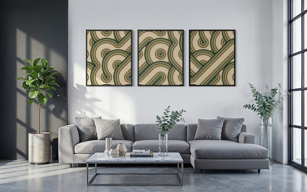 Forest Sanctuary (Triptych)