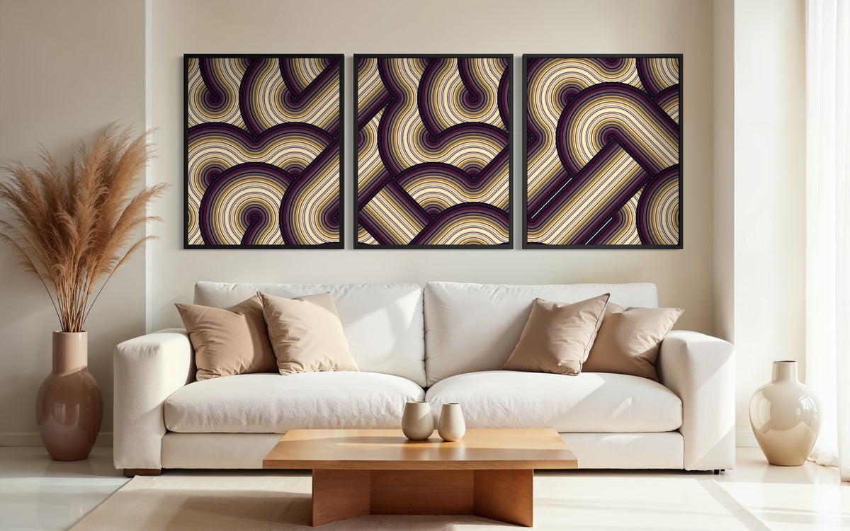 Moody European Luxury (Triptych)