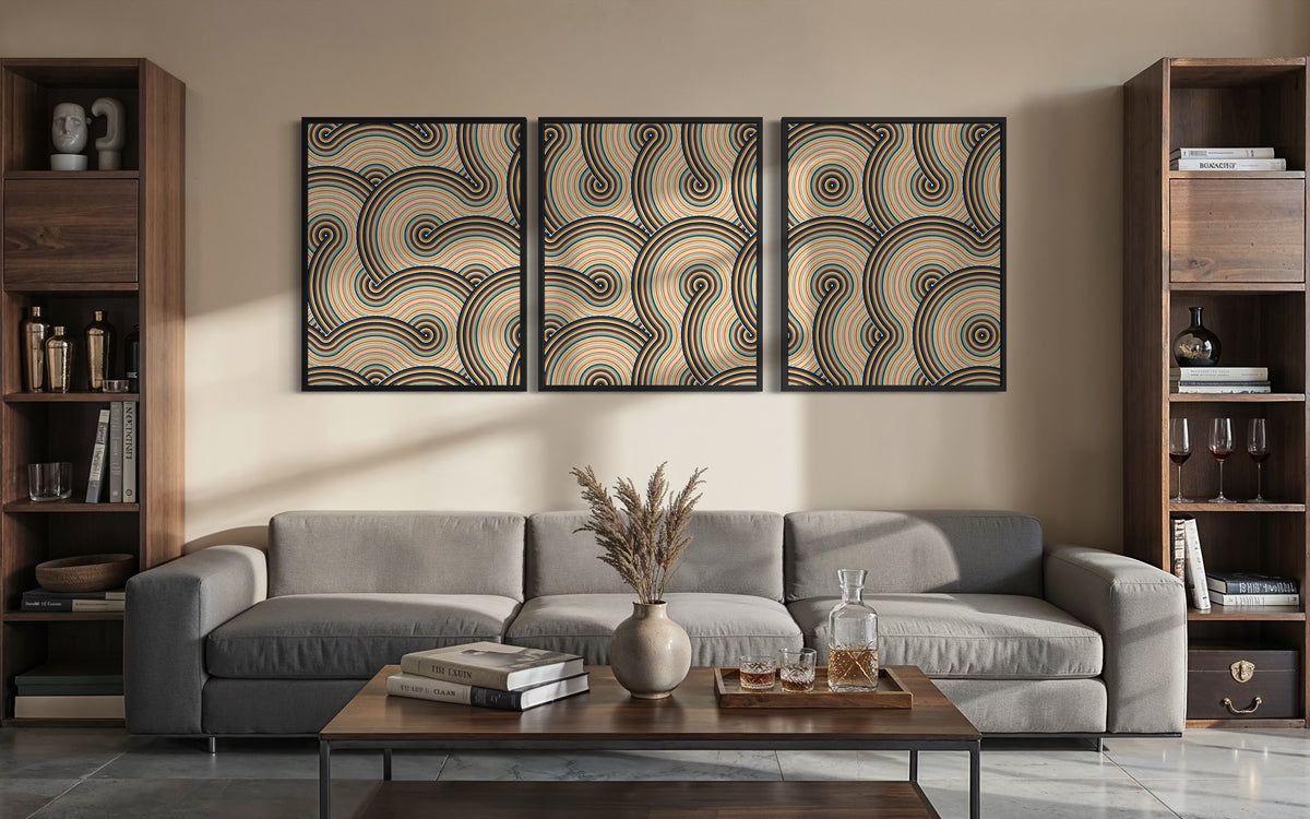 Dopamine Neutrals (Triptych)