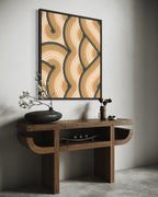 Warm Earthy Minimalism (Left)