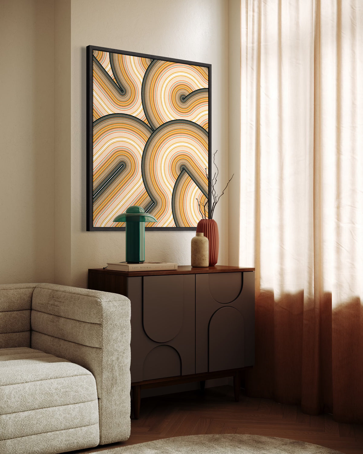 Warm Earthy Minimalism (Centre)