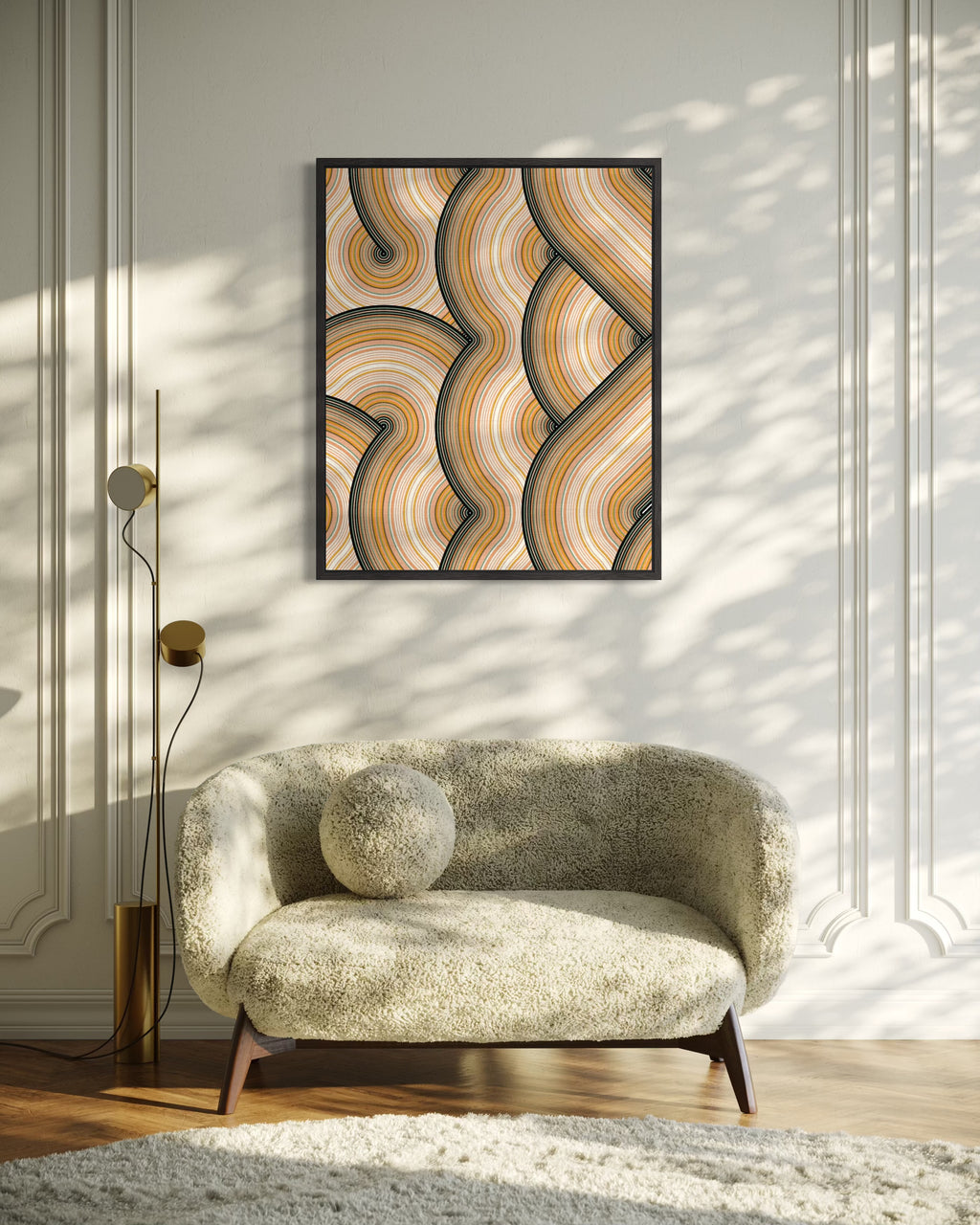 Warm Earthy Minimalism (Left)
