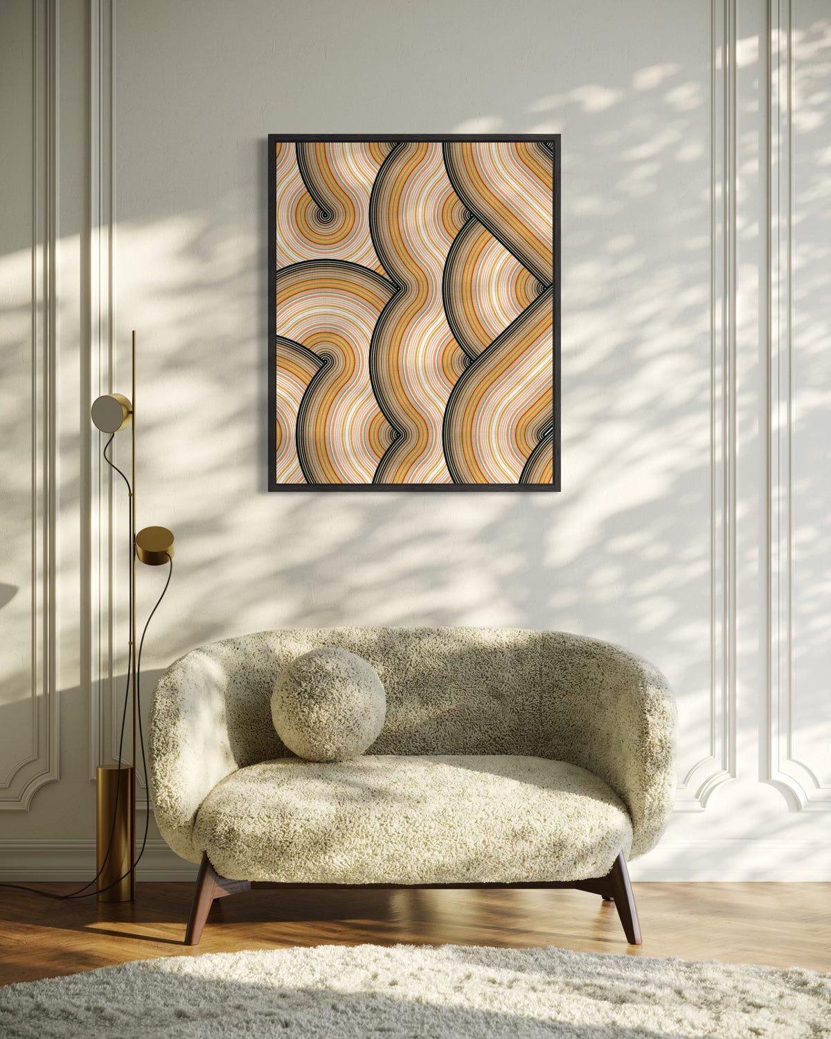 Warm Earthy Minimalism (Left)