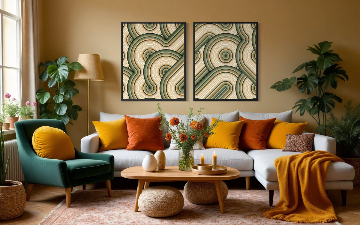Forest Sanctuary (Diptych)