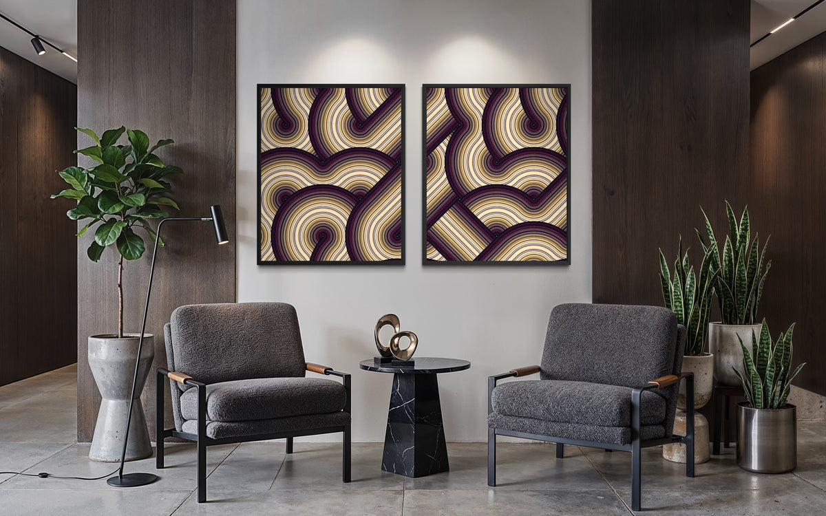 Moody European Luxury (Diptych)