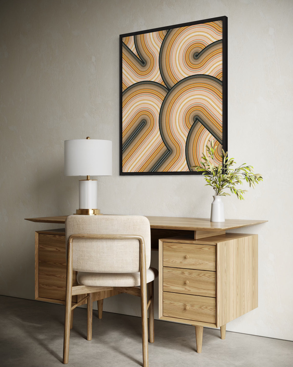 Warm Earthy Minimalism (Centre)