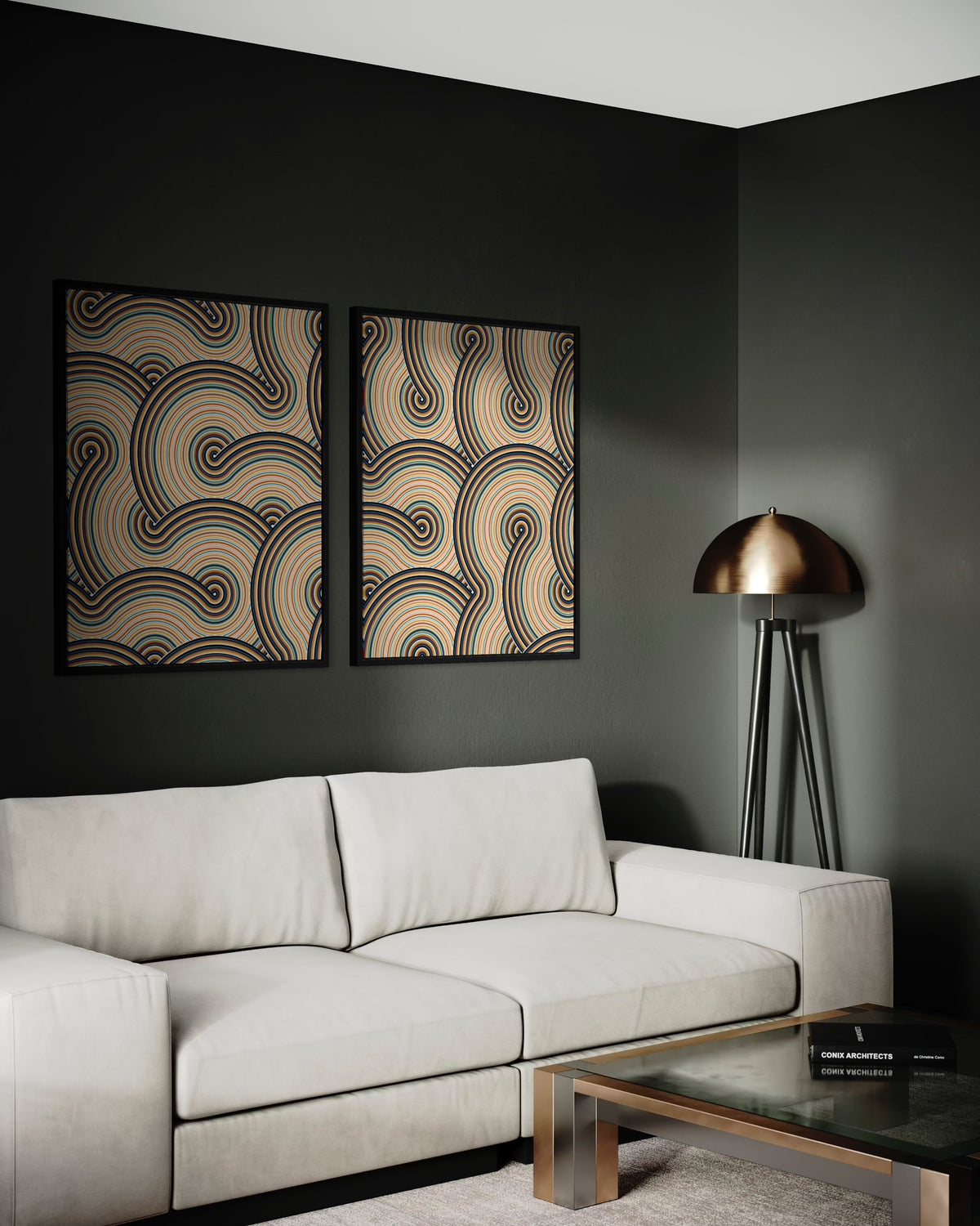Dopamine Neutrals (Diptych)