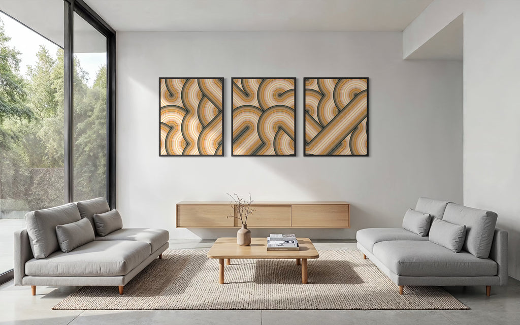 Warm Earthy Minimalism (Left)