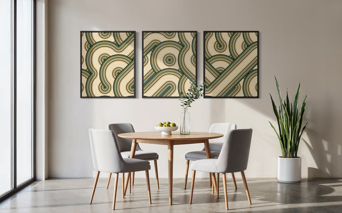 Forest Sanctuary (Triptych)