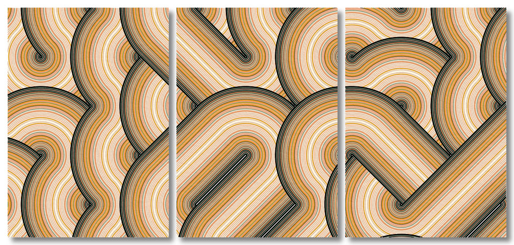 Warm Earthy Minimalism (Triptych)