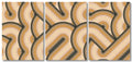 Warm Earthy Minimalism (Triptych)