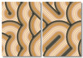 Warm Earthy Minimalism (Diptych)