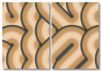 Warm Earthy Minimalism (Diptych)