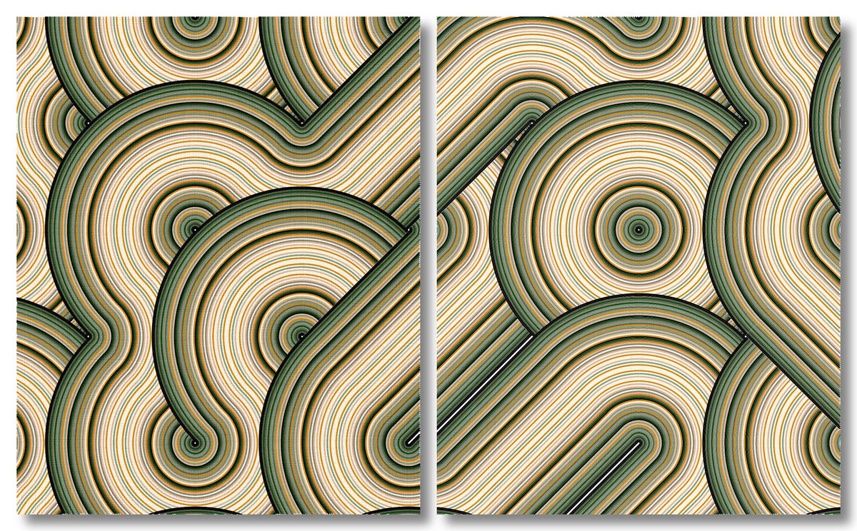 Forest Sanctuary (Diptych)