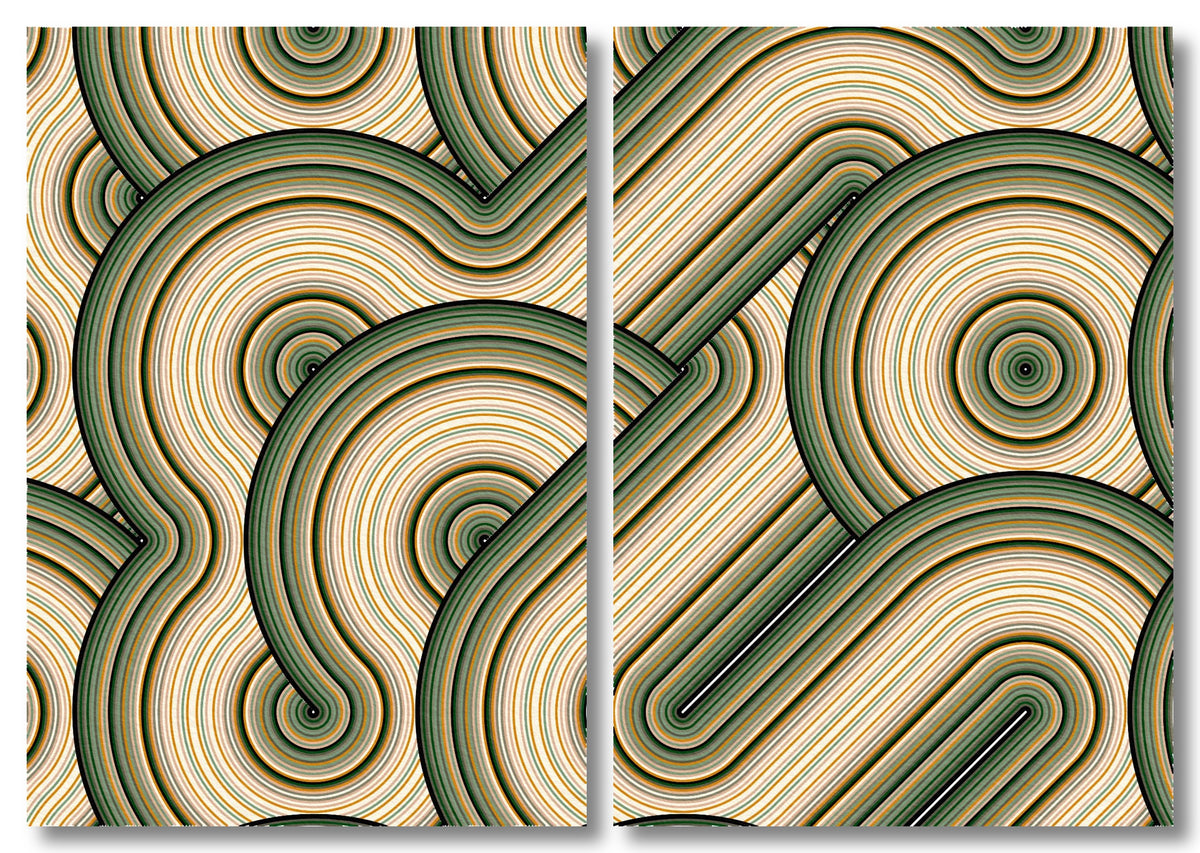 Forest Sanctuary (Diptych)