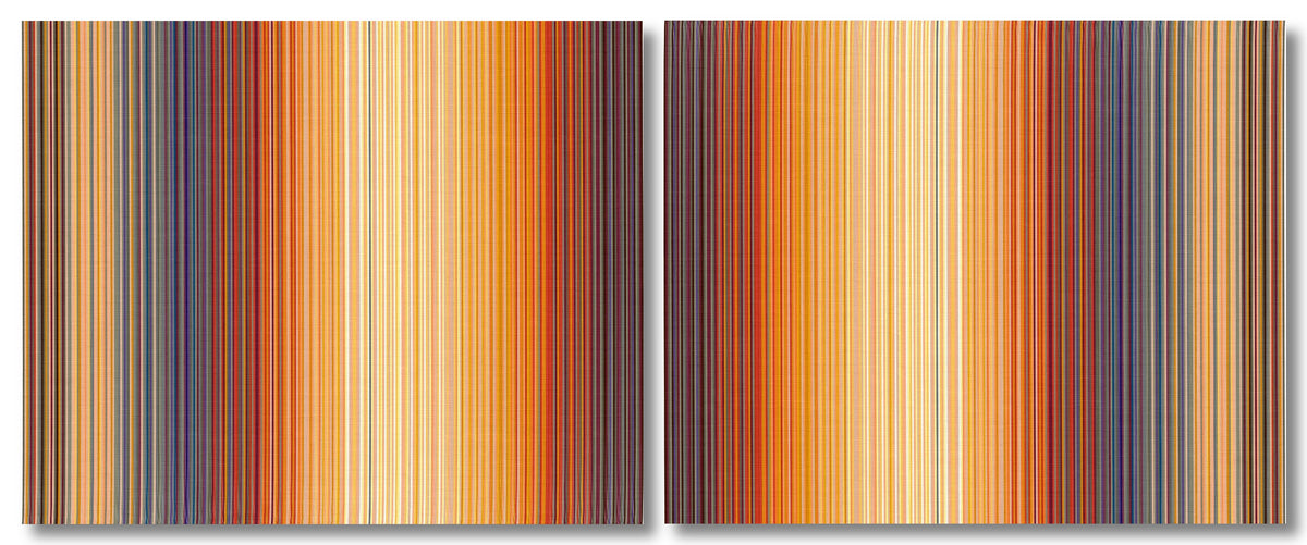 The Quarry Remembers the Sun (Diptych)
