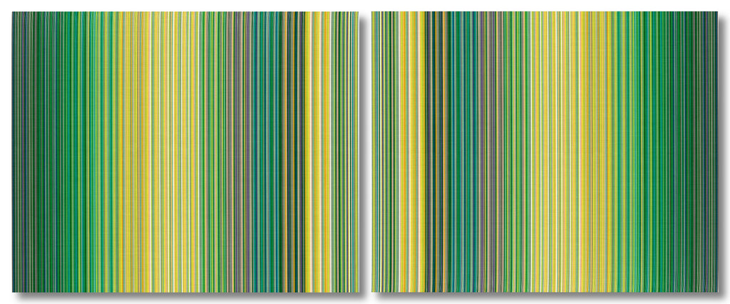 Botanical Signal in a Stone Garden (Diptych)
